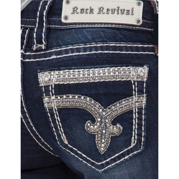 Rock Revival sherry skinny jeans size 25 - Picture 1 of 15